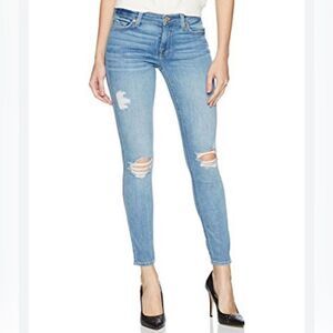 7 For All Mankind Light Blue Ankle Gwenevere Skinny Jeans Sz 28